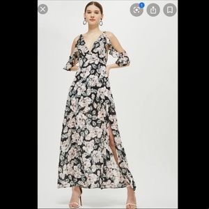 Top shop floral midi dress